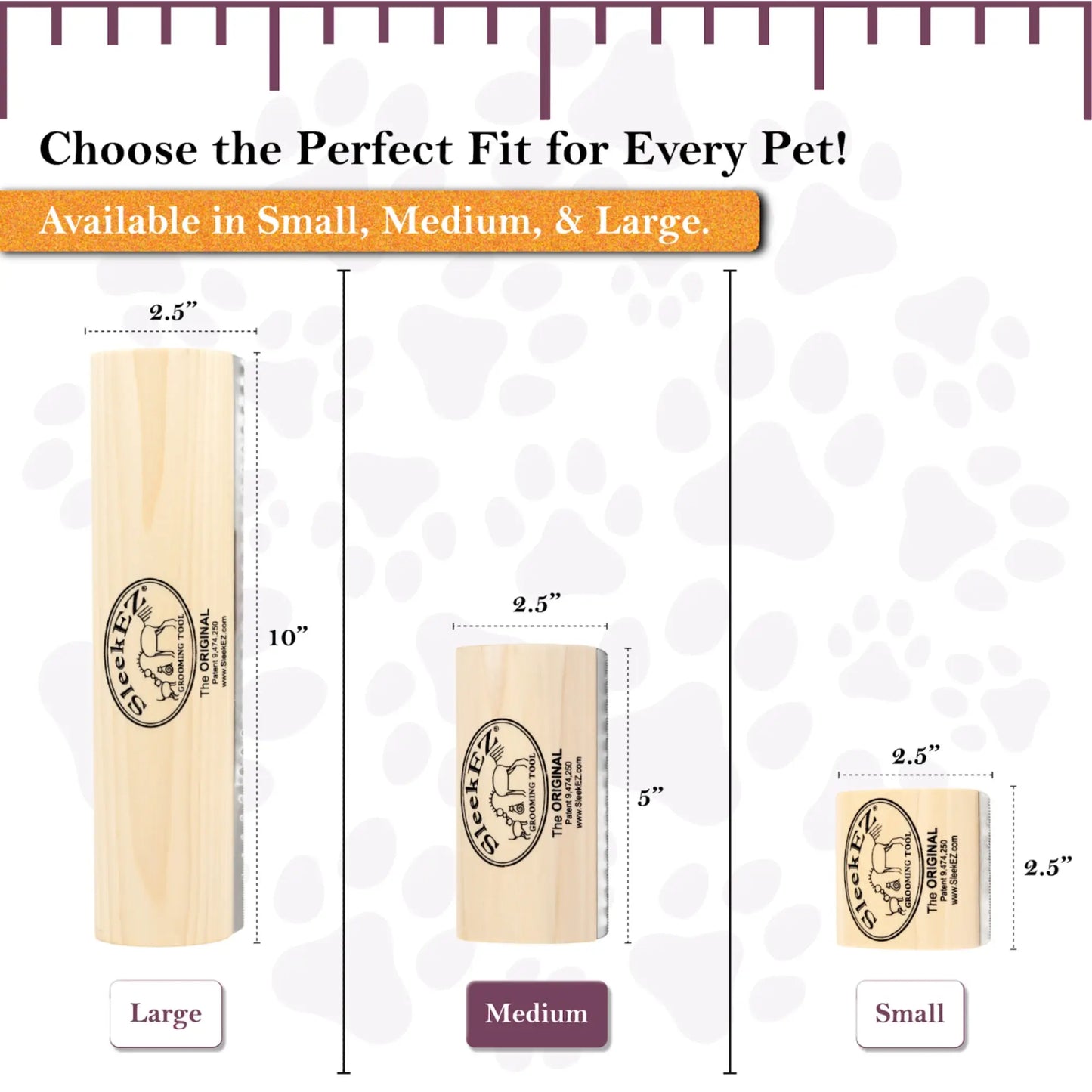 Sleekez Deshedding Brush – Ultimate Grooming Tool for Dogs & Cats, Perfect for All Fur Types!