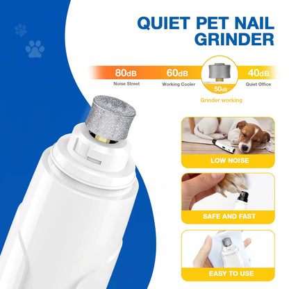 Pet Nail Grinder for Dogs for Quiet Care | Kin & Kibble