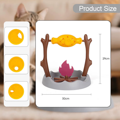 Interactive Cat Slow Feeder Toy for Enrichment