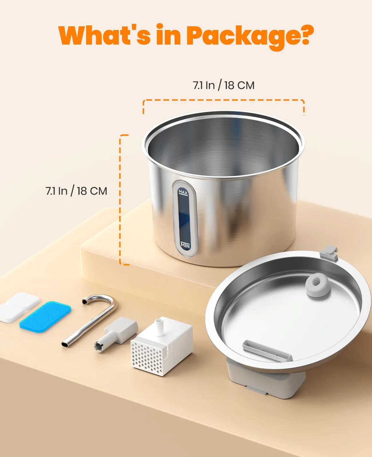Cat Water Fountain for Fresh Daily Hydration | Kin & Kibble