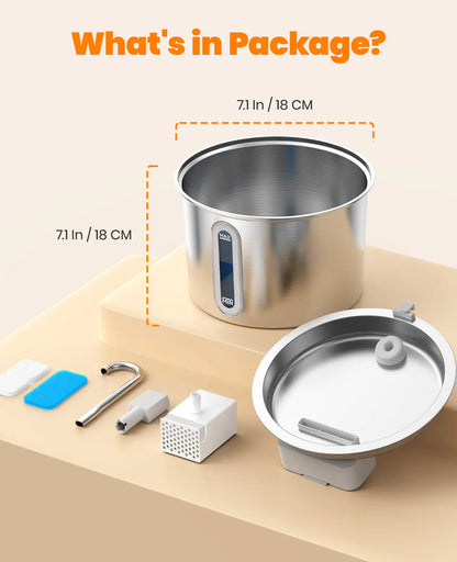 Cat Water Fountain for Fresh Daily Hydration | Kin & Kibble