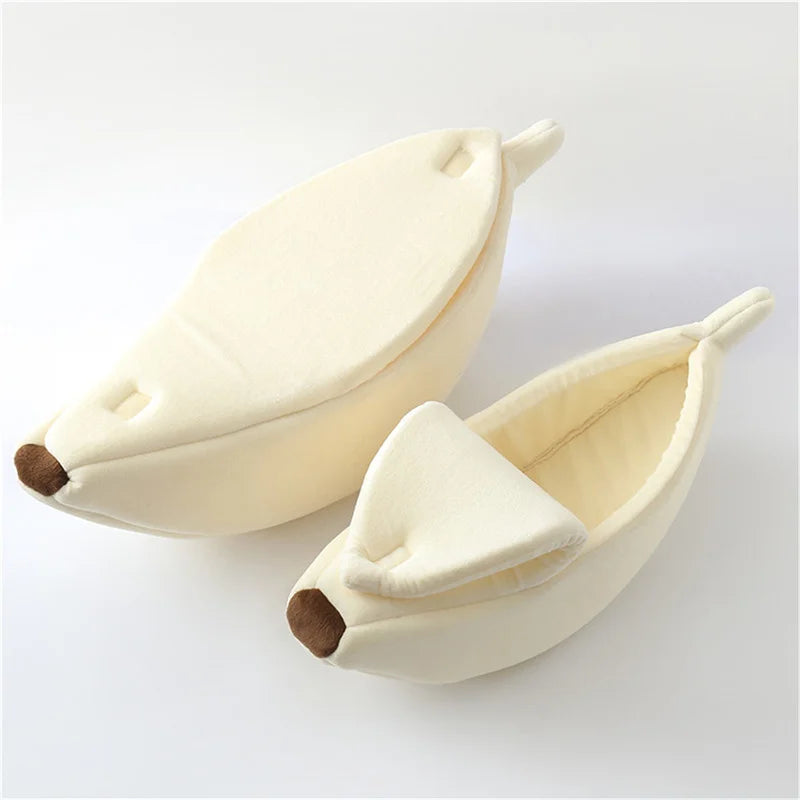 Banana Cat Bed for Cozy Indoor Rest | Kin & Kibble