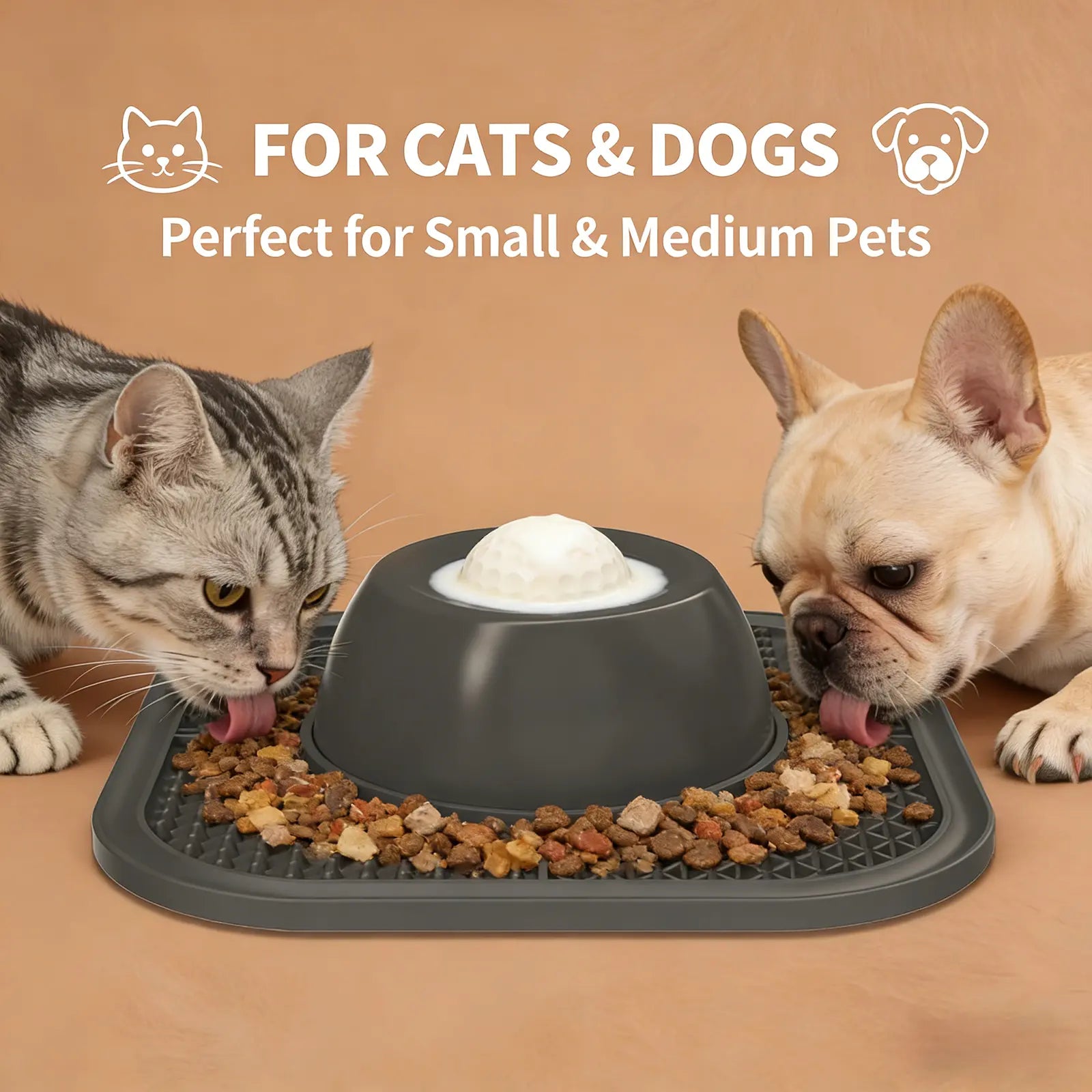 Slow Feeder Dog Bowl for Enrichment | Kin & Kibble