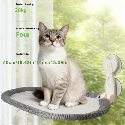 Cat Window Perch with Folding Hammock Bed