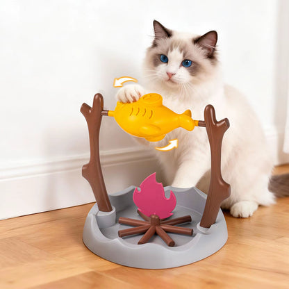 Interactive Cat Slow Feeder Toy for Enrichment