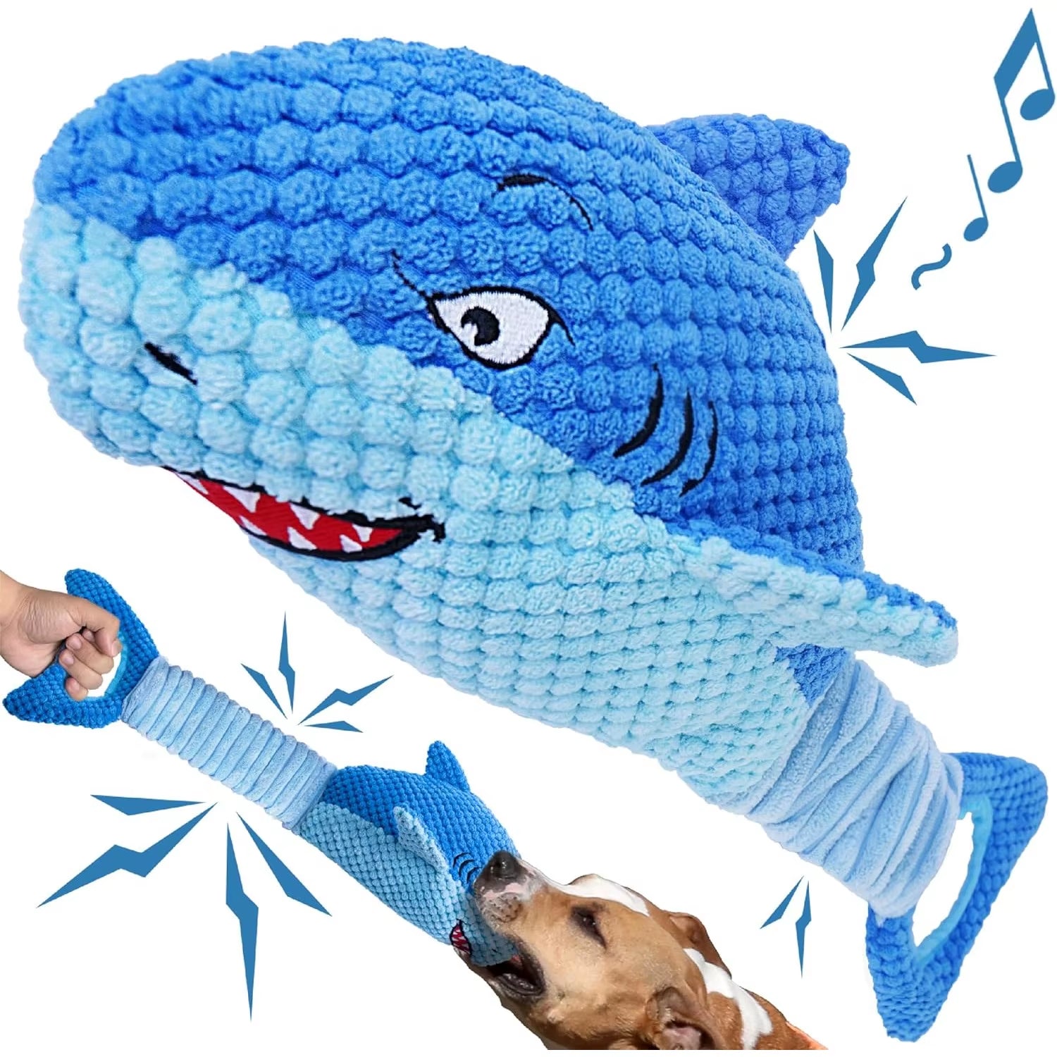 Squeaky Dog Toy for Chewers | Kin & Kibble