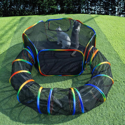 Cat Tent and Tunnel for Outdoor Play | Kin & Kibble