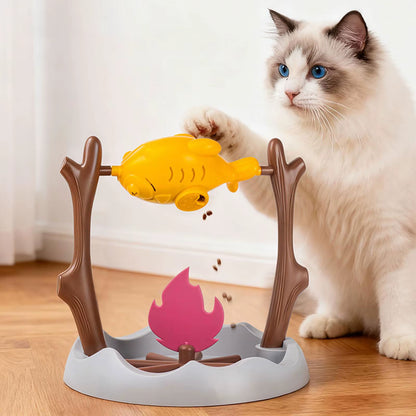 Interactive Cat Slow Feeder Toy for Enrichment