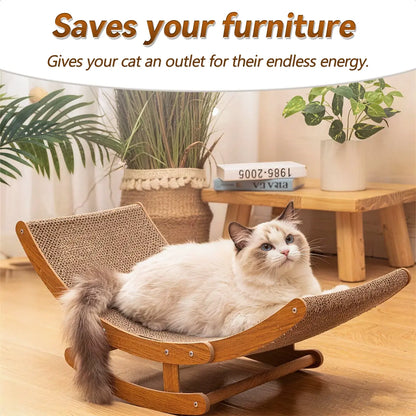 Cat Scratcher Bed for Indoor Cats | Kin & Kibble