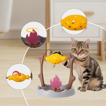 Interactive Cat Slow Feeder Toy for Enrichment