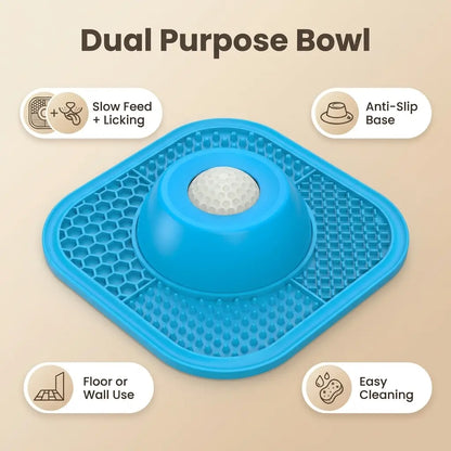 Slow Feeder Dog Bowl for Enrichment | Kin & Kibble