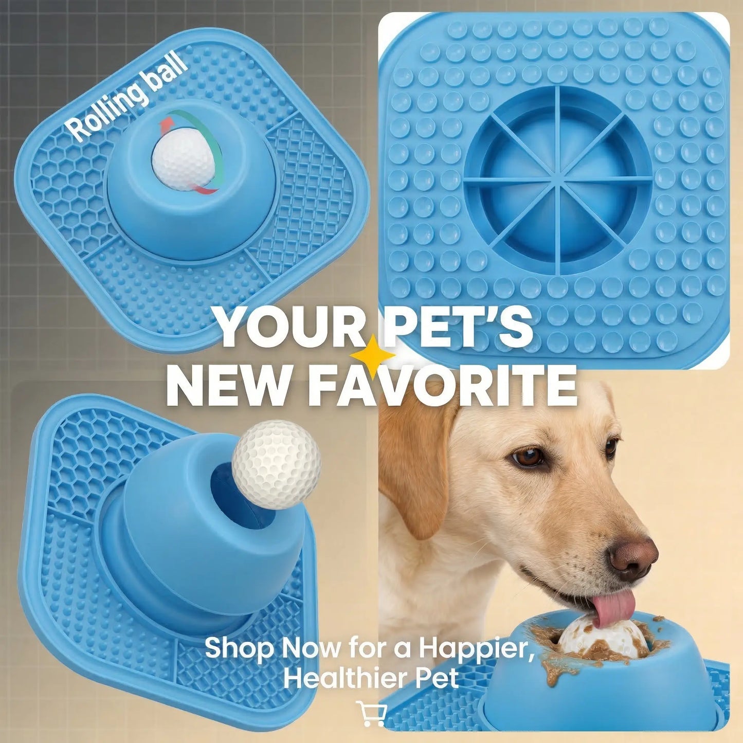 Slow Feeder Dog Bowl for Enrichment | Kin & Kibble