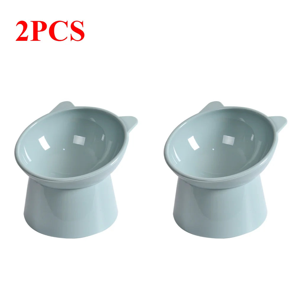 Elevated Cat Bowl for Easier Feeding | Kin & Kibble