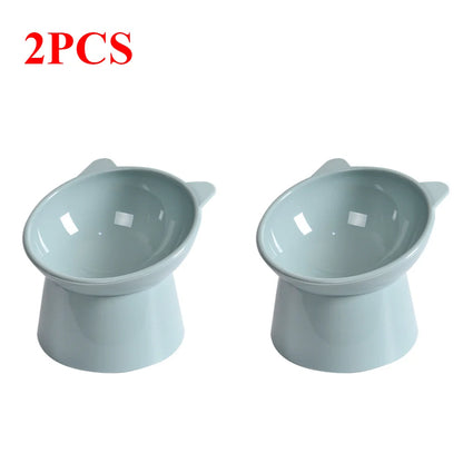 Elevated Cat Bowl for Easier Feeding | Kin & Kibble