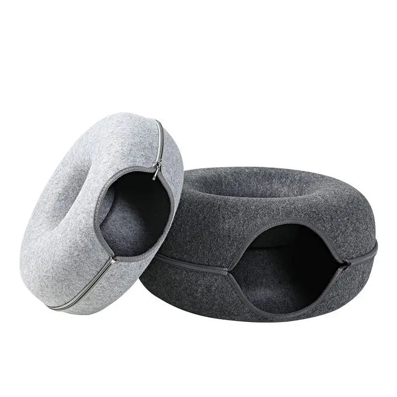Cat Bed Tunnel for Indoor Play & Rest | Kin & Kibble