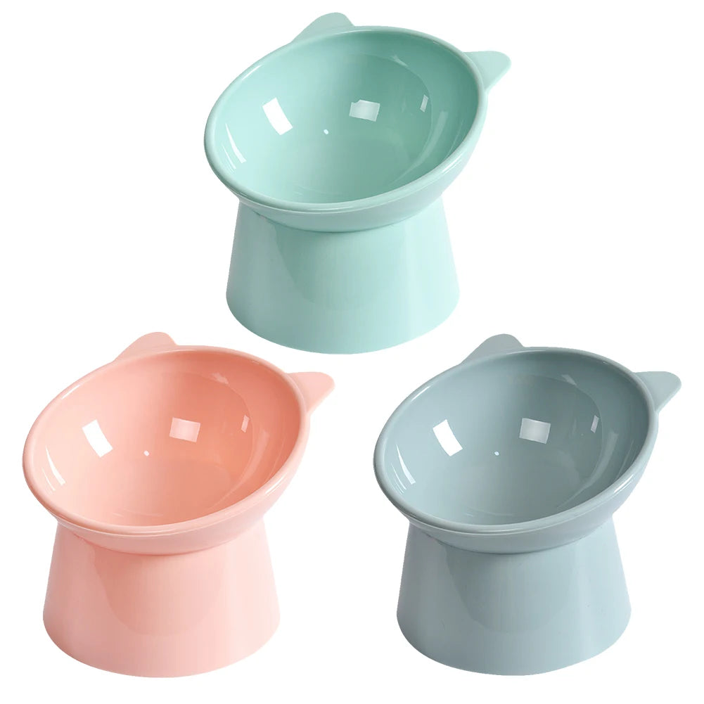 Elevated Cat Bowl for Easier Feeding | Kin & Kibble