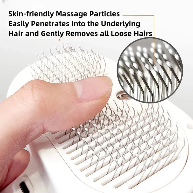 Pet Spray Grooming Brush for Dogs & Cats | Kin & Kibble