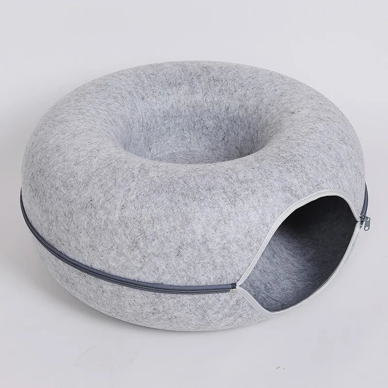Cat Bed Tunnel for Indoor Play & Rest | Kin & Kibble