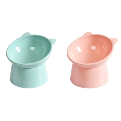 Elevated Cat Bowl for Easier Feeding | Kin & Kibble