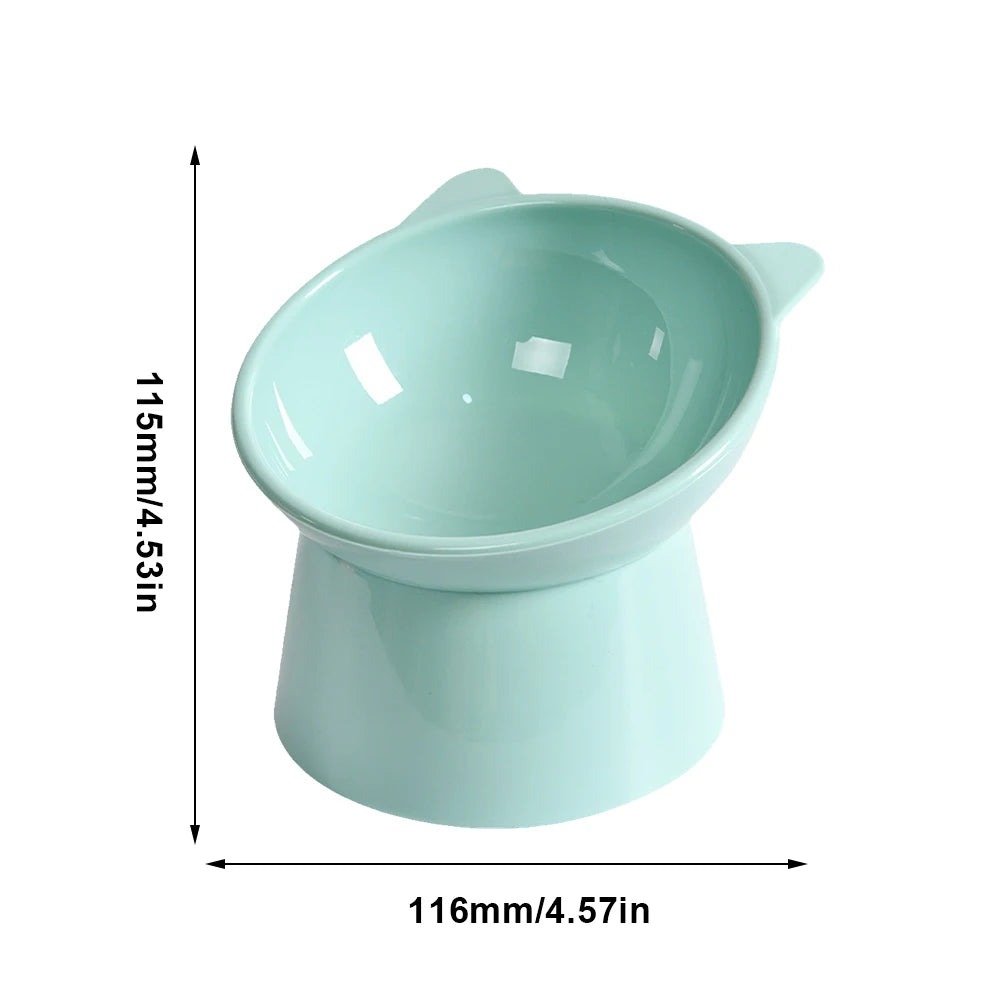 Elevated Cat Bowl for Easier Feeding | Kin & Kibble