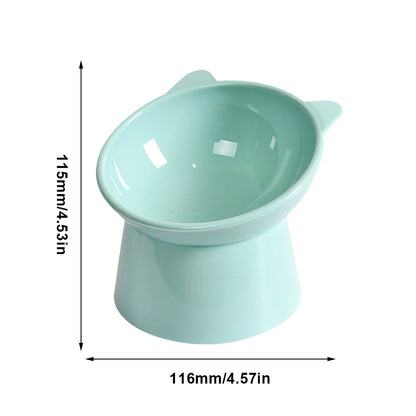 Elevated Cat Bowl for Easier Feeding | Kin & Kibble