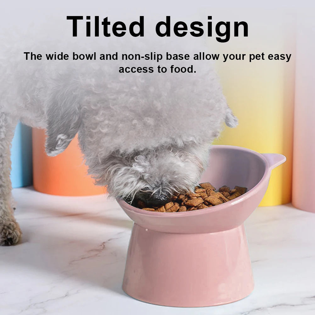 Elevated Cat Bowl for Easier Feeding | Kin & Kibble