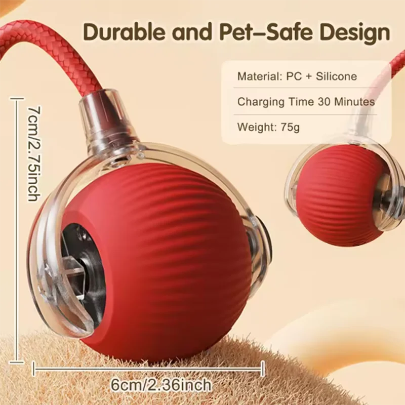 PounceRoll | Automatic Interactive Cat Teaser Ball
