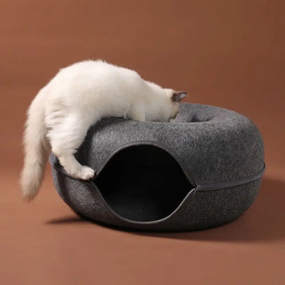 Cat Bed Tunnel for Indoor Play & Rest | Kin & Kibble
