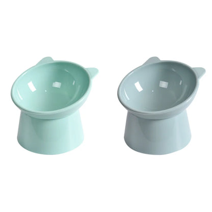 Elevated Cat Bowl for Easier Feeding | Kin & Kibble