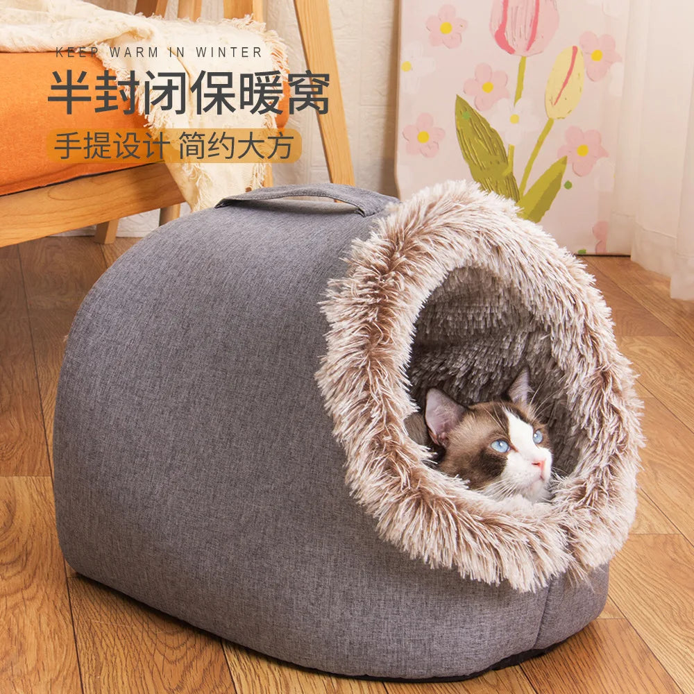 Self-Warming Pet Bed for Cats | Kin & Kibble