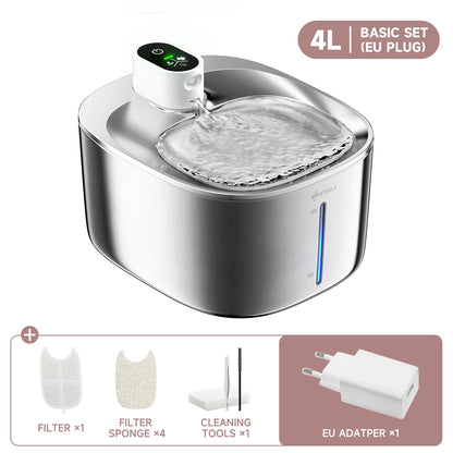 Wireless Pet Water Fountain for Cats & Dogs | Kin & Kibble