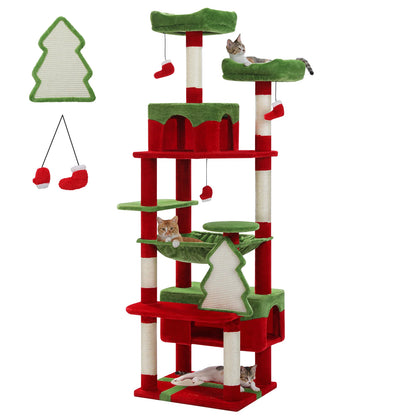 ClimbHaven Large Cat Tree for Indoor Cats | Kin & Kibble