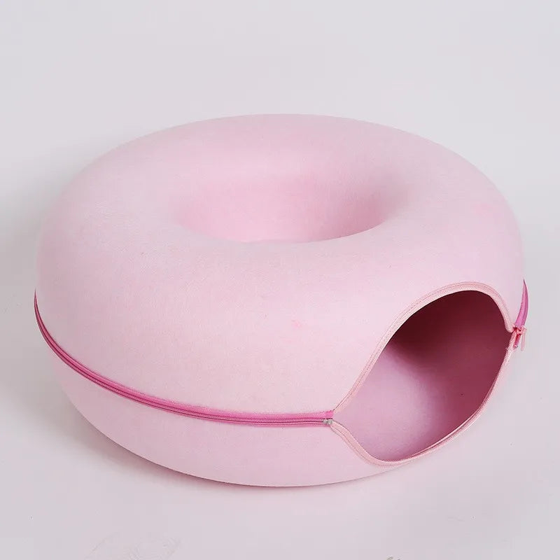 Cat Bed Tunnel for Indoor Play & Rest | Kin & Kibble