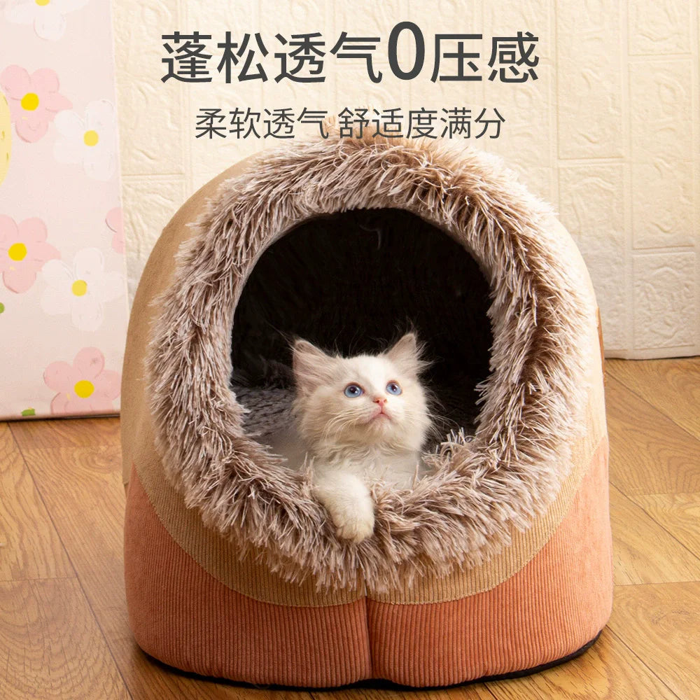 Self-Warming Pet Bed for Cats | Kin & Kibble