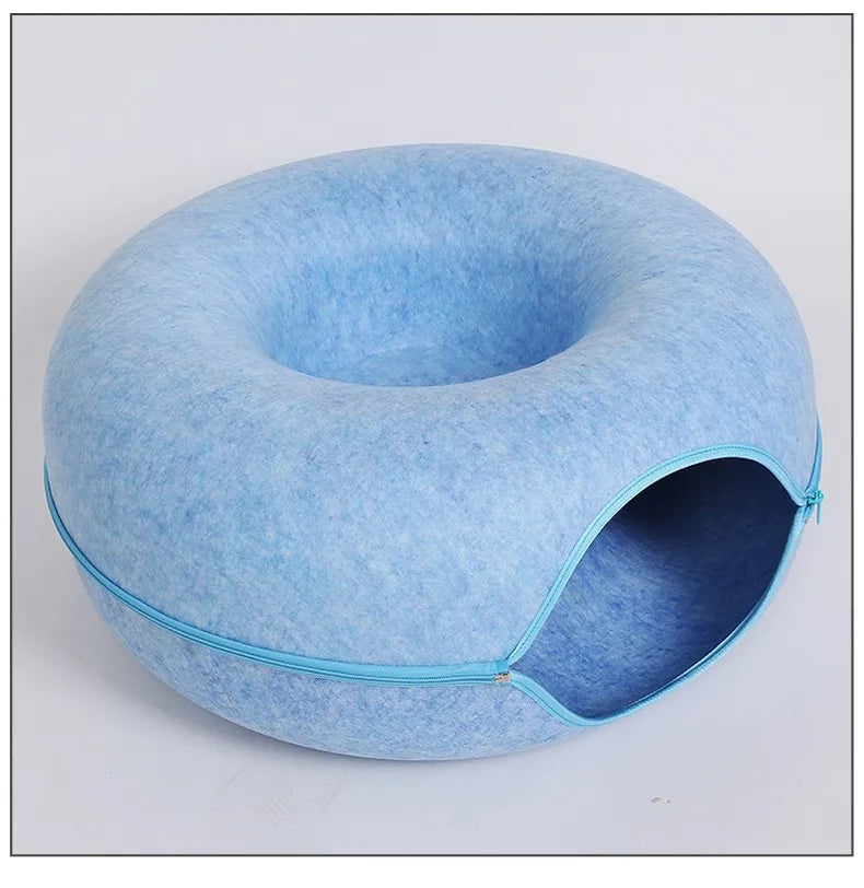 Cat Bed Tunnel for Indoor Play & Rest | Kin & Kibble