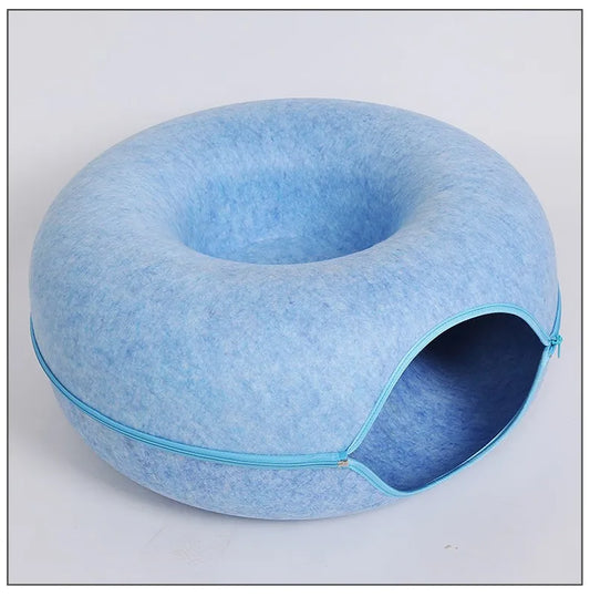 Cat Bed Tunnel for Indoor Play & Rest | Kin & Kibble