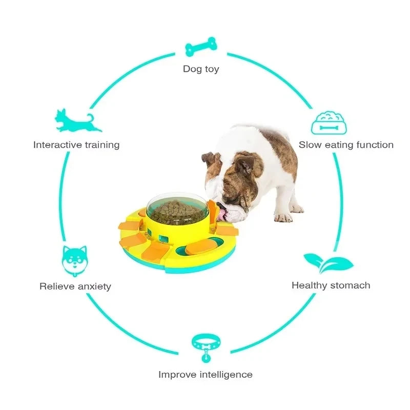Interactive Dog and Cat Puzzle Feeder Toy