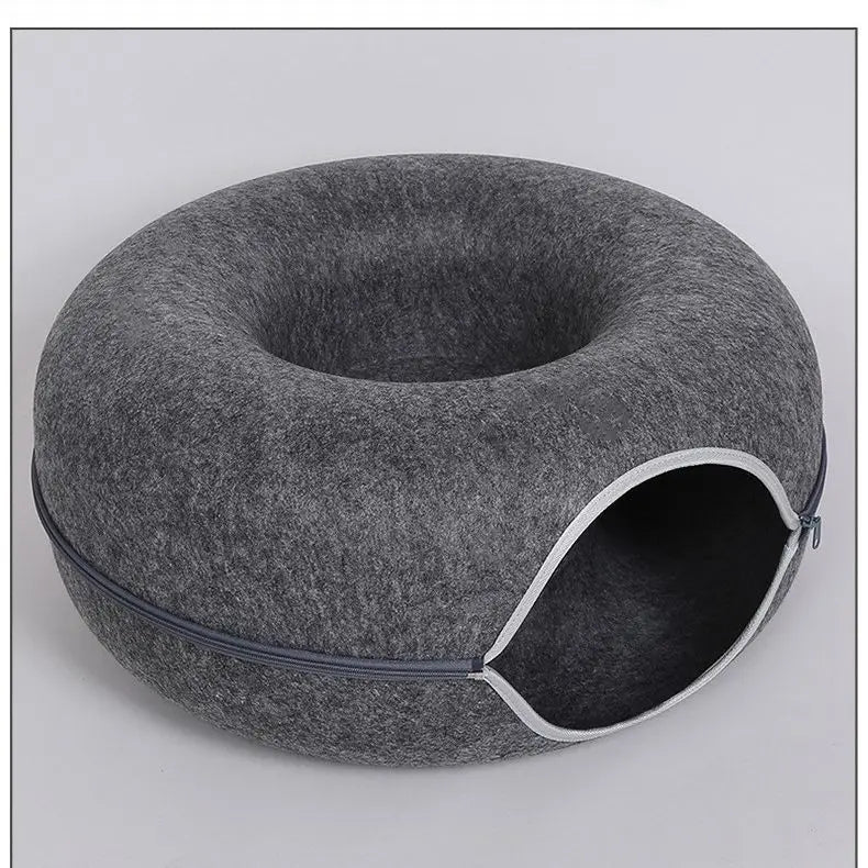 Cat Bed Tunnel for Indoor Play & Rest | Kin & Kibble