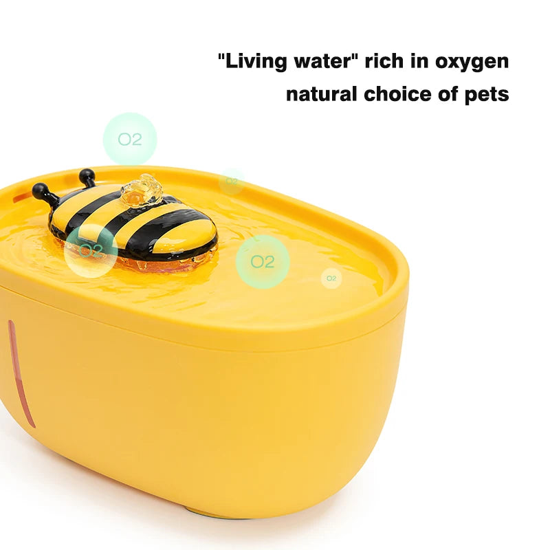 Cat Water Fountain for Dogs & Cats | Kin & Kibble