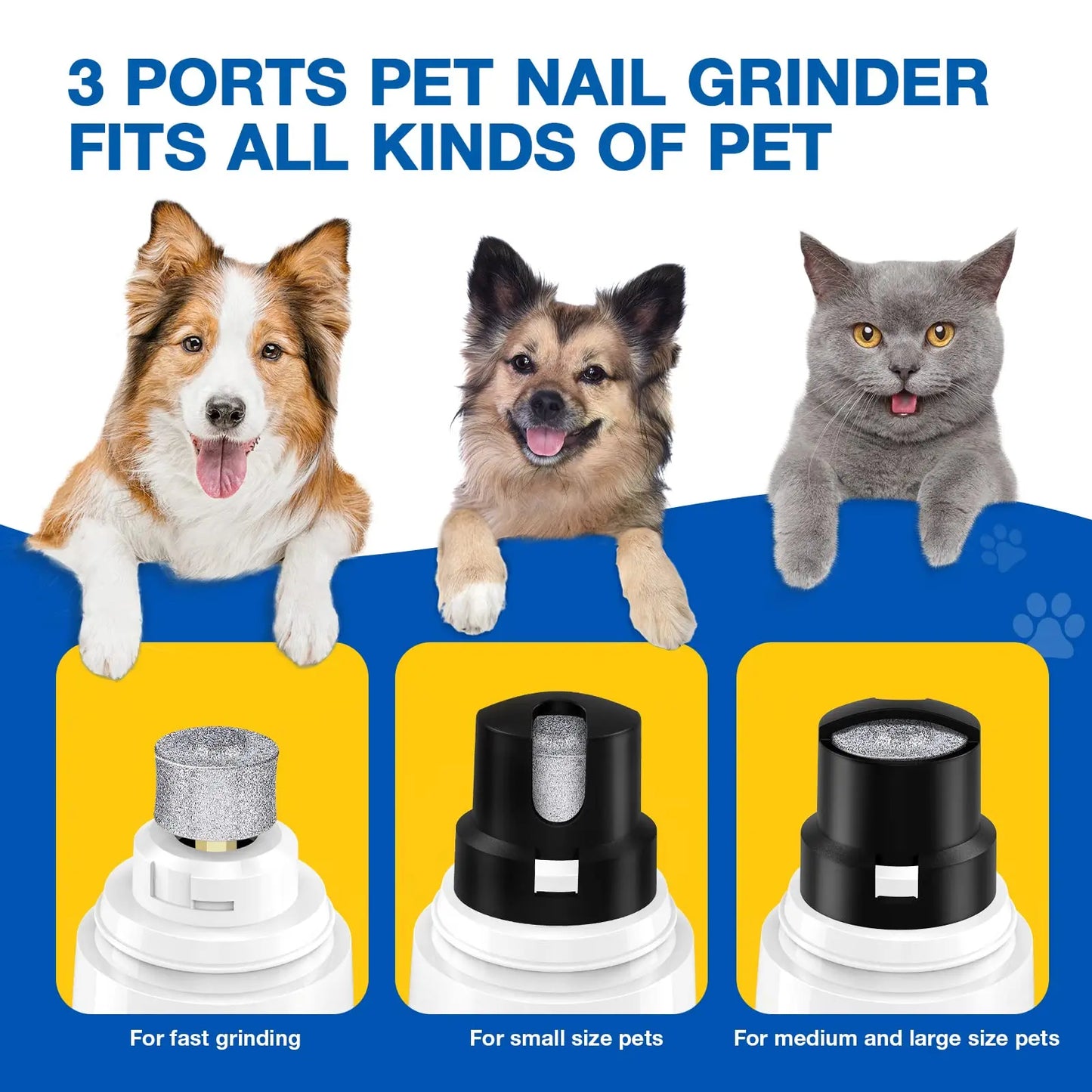Pet Nail Grinder for Dogs for Quiet Care | Kin & Kibble