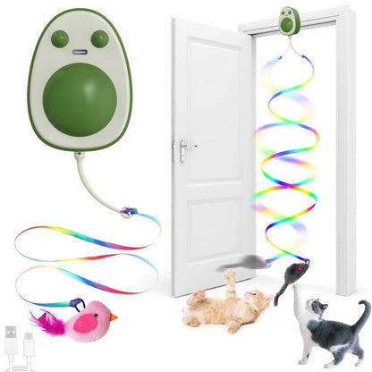 Hanging Cat Wand Toy for Indoor Play | Kin & Kibble