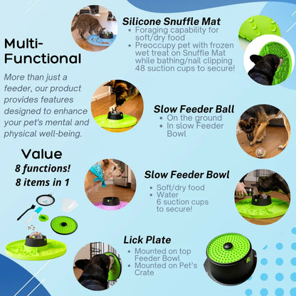 Dog & Cat Slow Feeder Snuffle Mat Puzzle