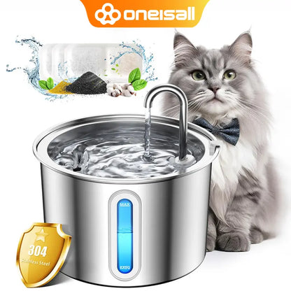 Cat Water Fountain for Fresh Daily Hydration | Kin & Kibble