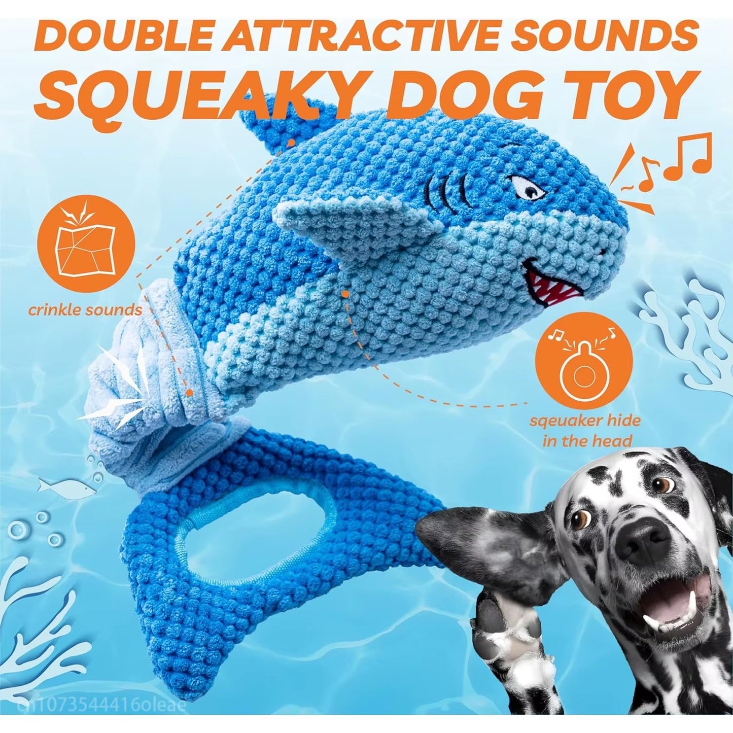 Squeaky Dog Toy for Chewers | Kin & Kibble