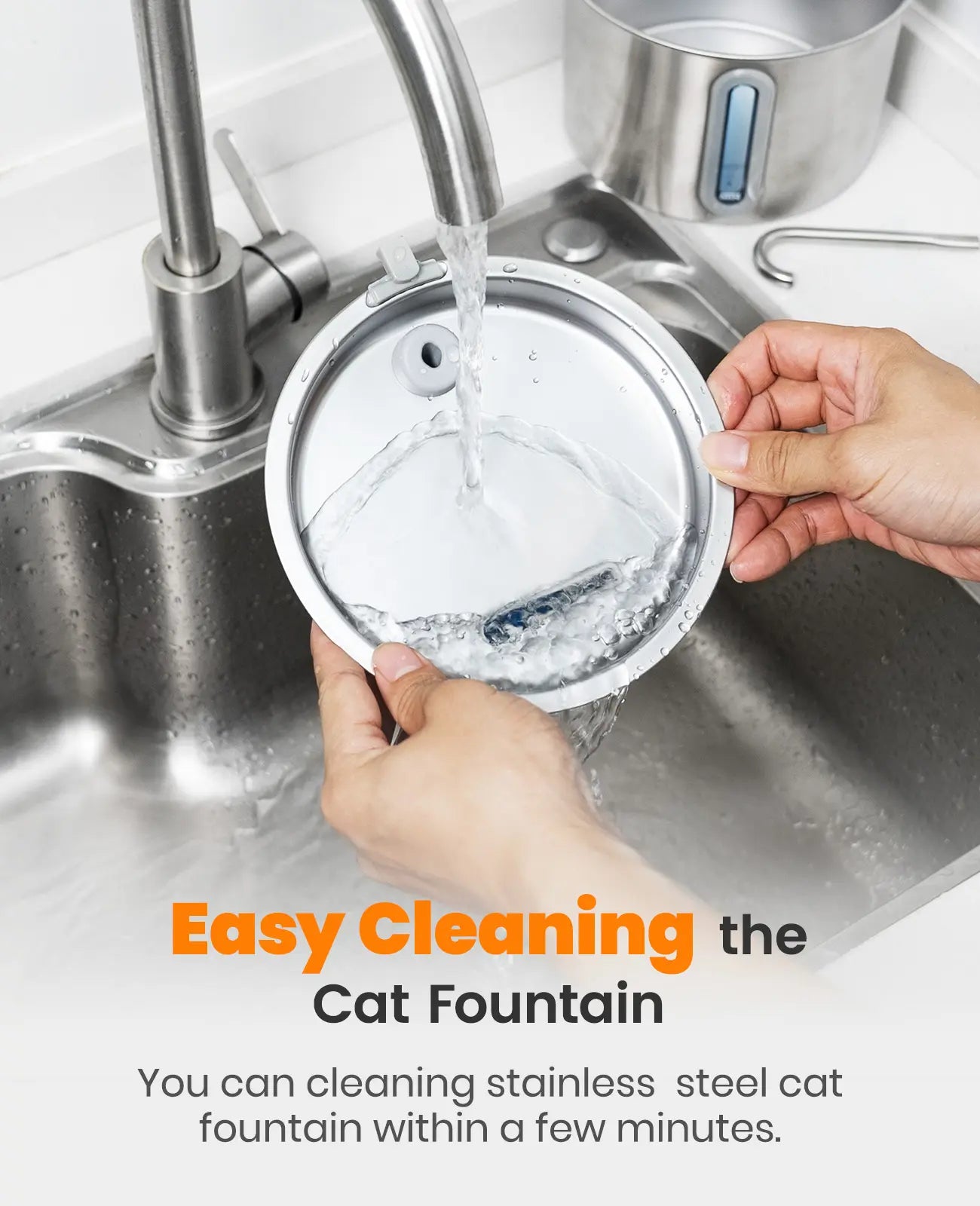 Cat Water Fountain for Fresh Daily Hydration | Kin & Kibble