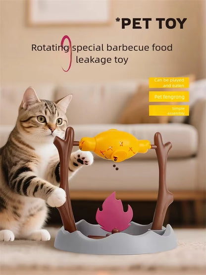 Interactive Cat Slow Feeder Toy for Enrichment