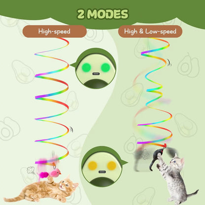 Hanging Cat Wand Toy for Indoor Play | Kin & Kibble
