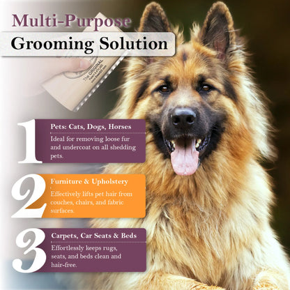 Sleekez Deshedding Brush – Ultimate Grooming Tool for Dogs & Cats, Perfect for All Fur Types!