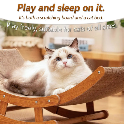 Cat Scratcher Bed for Indoor Cats | Kin & Kibble