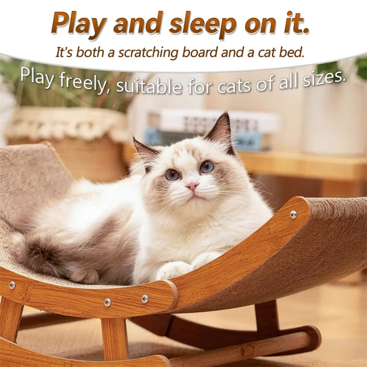 Cat Scratcher Bed for Indoor Cats | Kin & Kibble